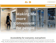 Tablet Screenshot of cibesliftgroup.com